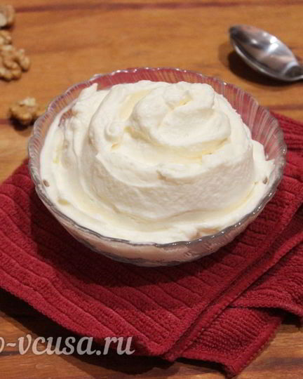 Рецепт сметанного крема