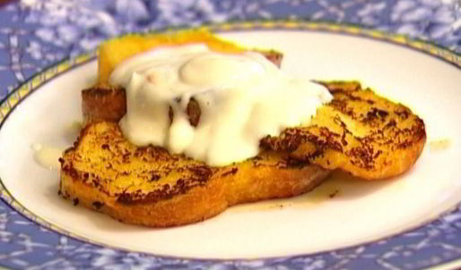 тосты с апельсиново-сметанным кремом