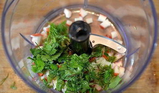 творожно-крабовый крем