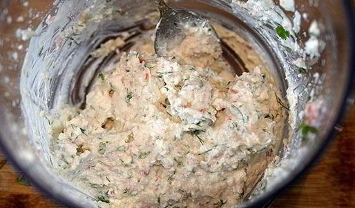 творожно-крабовый крем