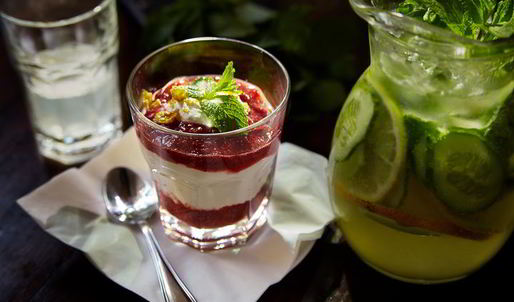 творожный крем с земляникой