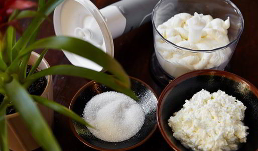 творожный крем с земляникой