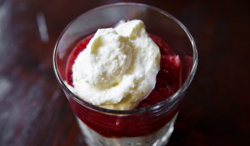 творожный крем с земляникой