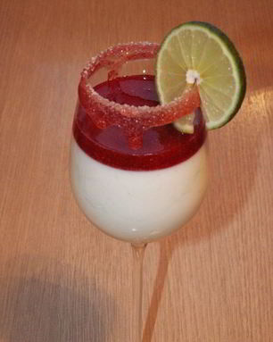 Лаймовая панна котта с рикоттой