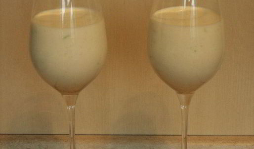 лаймовая панна котта с рикоттой