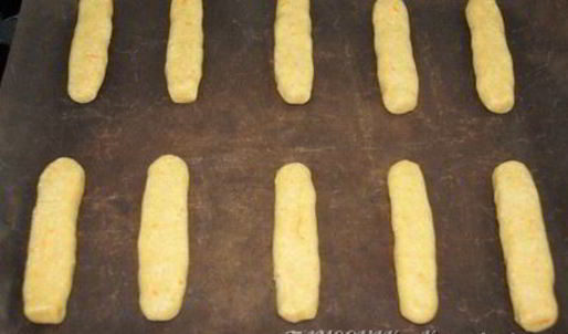 мандариновые палочки с шоколадными нитями