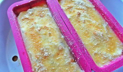 манный пудинг с фруктами