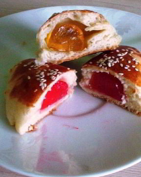 Булочки с мармеладом
