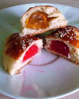 Булочки с мармеладом