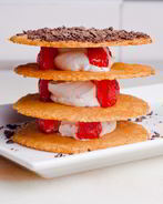 Мильфей с клубникой