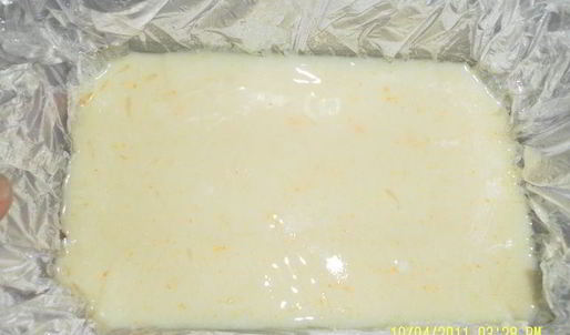 молочно-лимонное желе