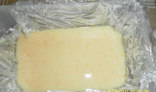 молочно-лимонное желе