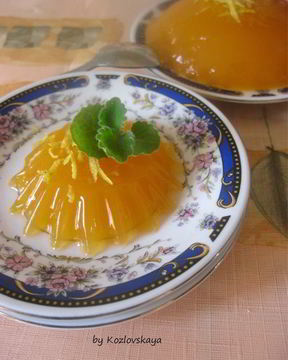 Морковно-цитрусовое желе
