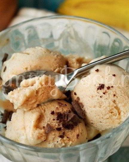 Рецепт бананового мороженого