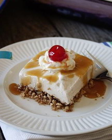 Рецепт десерта из мороженого с корицей