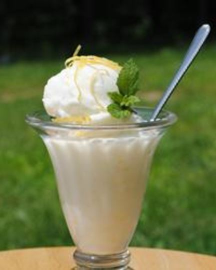 Рецепт домашнего лимонного мороженого