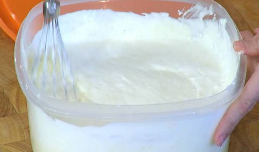 йогуртовое мороженое с ананасом