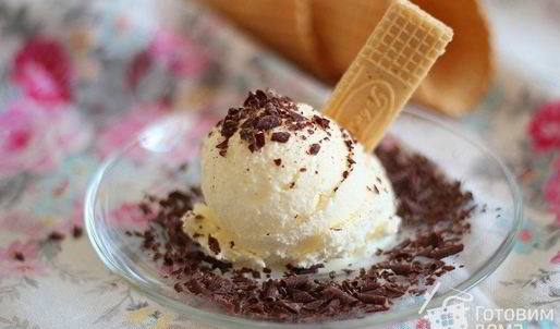 итальянское сливочное мороженое fior di latte