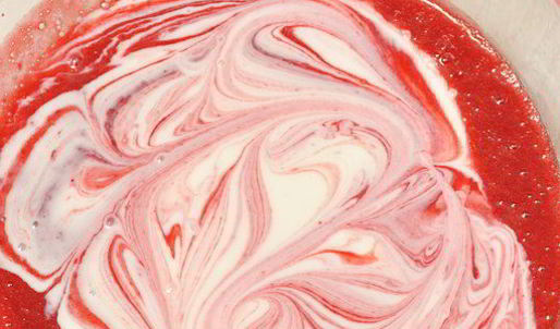 малиновое мороженое с йогуртом