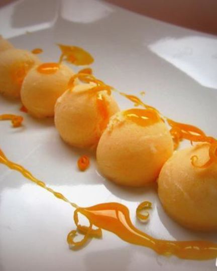 Рецепт мандаринового мороженого