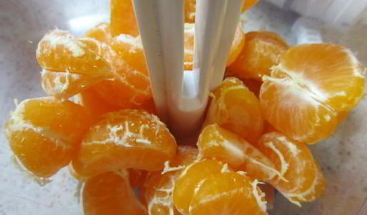 мандариновое мороженое