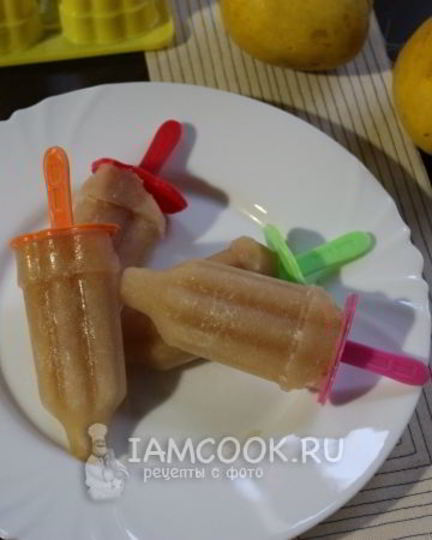 Рецепт мороженого из груш