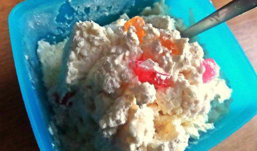 мороженое из риса и мармелада