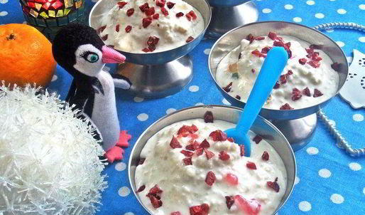 мороженое из риса и мармелада