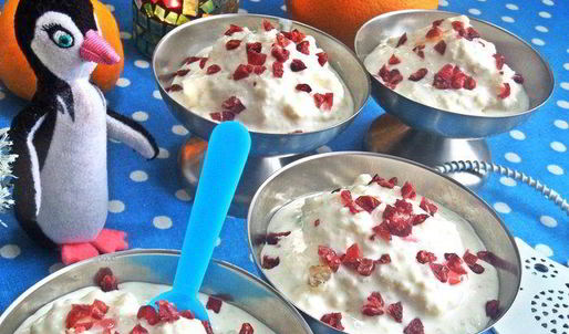 мороженое из риса и мармелада