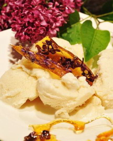 Рецепт мороженого из сирени