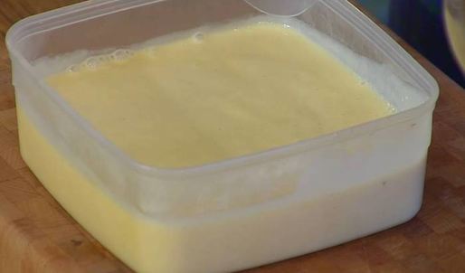 мороженое с белым шоколадом