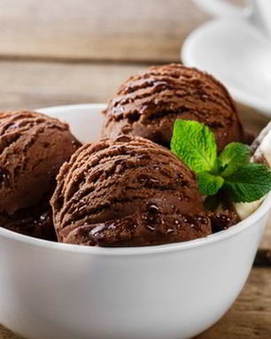 Мороженое со вкусом кофе