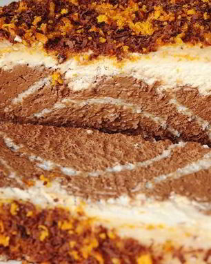 Мраморное мороженое Три вкуса