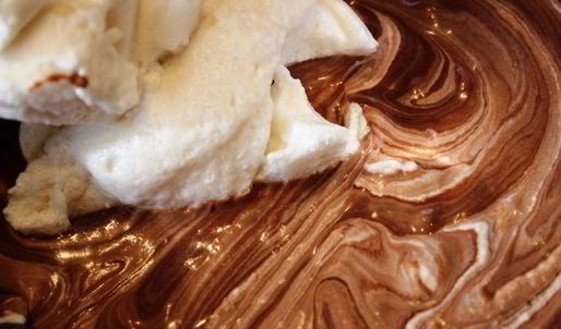 мраморное мороженое три вкуса