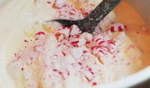 мятно-ванильное сливочное мороженое