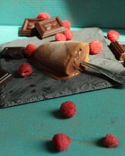 Рецепт шоколадна-зефирного мороженого