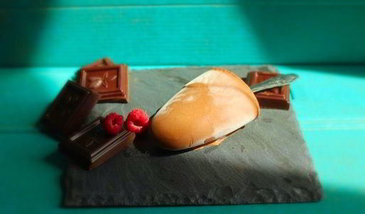 шоколадно-зефирное мороженое