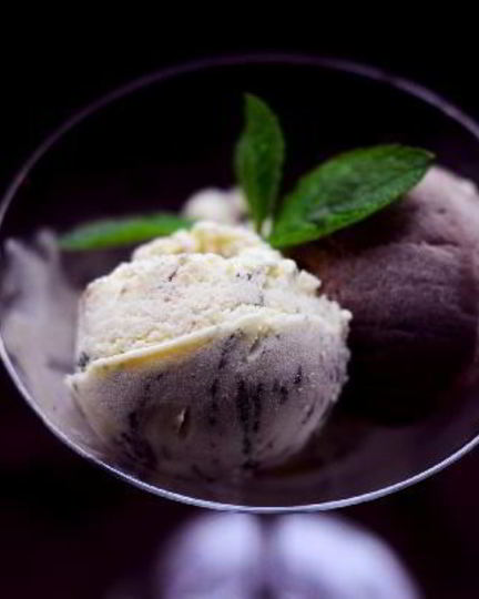 Рецепт шоколадного и мятного мороженого