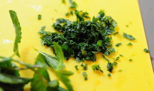 шоколадное и мятное мороженое