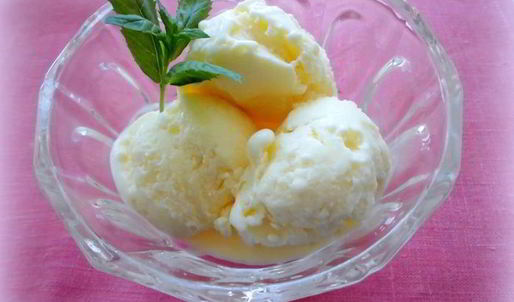 ванильное мороженое