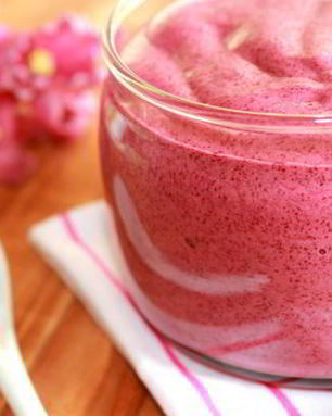 Чернично-яблочный мусс