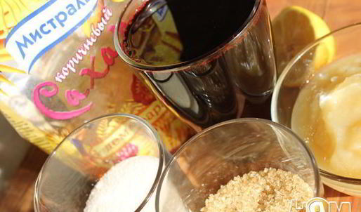 чернично-яблочный мусс