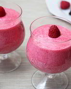 Клюквенный мусс с манкой