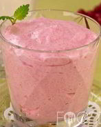 Клюквенный мусс