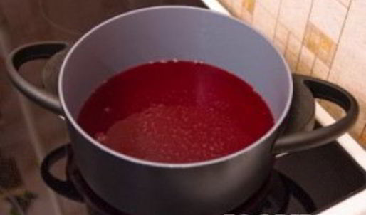 клюквенный мусс