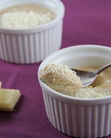 Рецепт кофейного крема-мусса с белым шоколадом