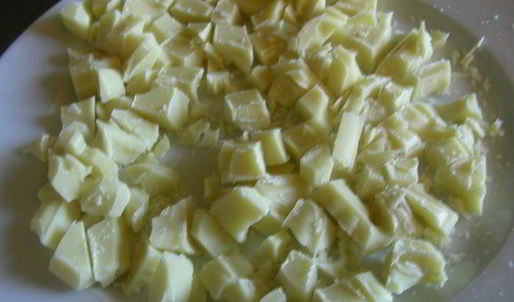 кофейный крем-мусс с белым шоколадом