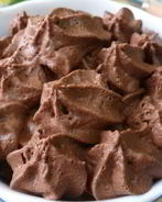 Крем-мусс из шоколада и воды