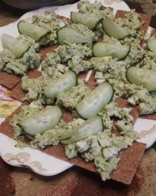 Криспы с муссом из молок