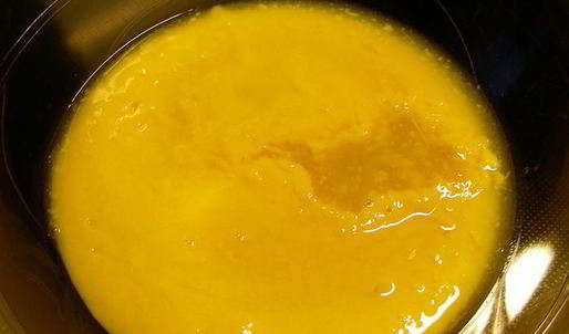 легкий крем-мусс из манго с рикоттой